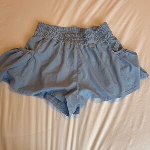 Love Tree Light Blue Athletic Shorts